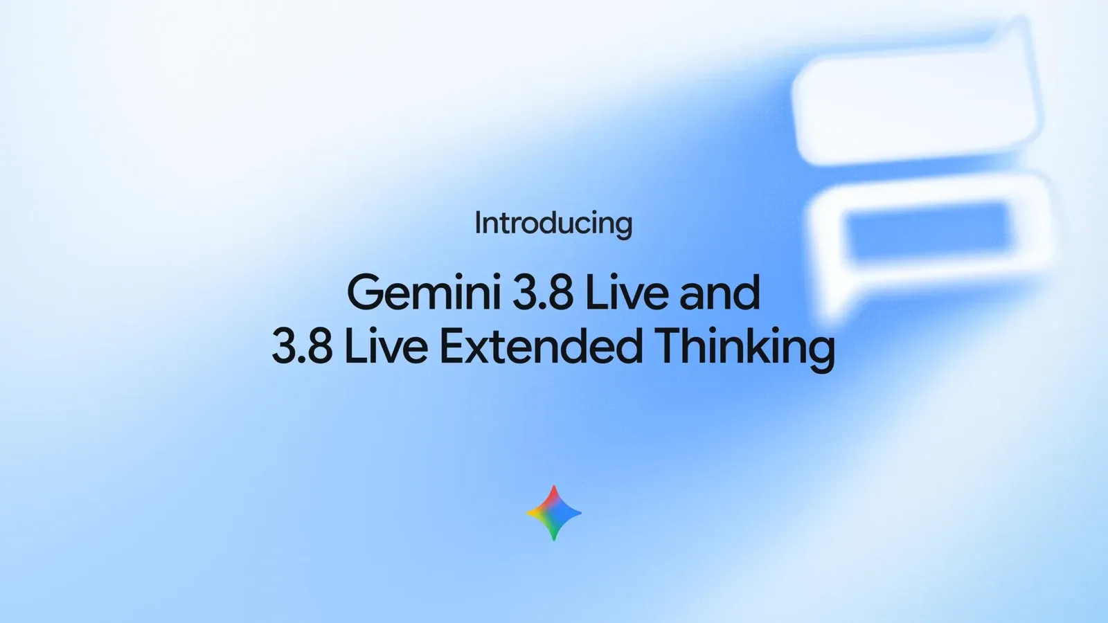 Google official image: Gemini 3.8 Live model and live-dialogue launch framing.