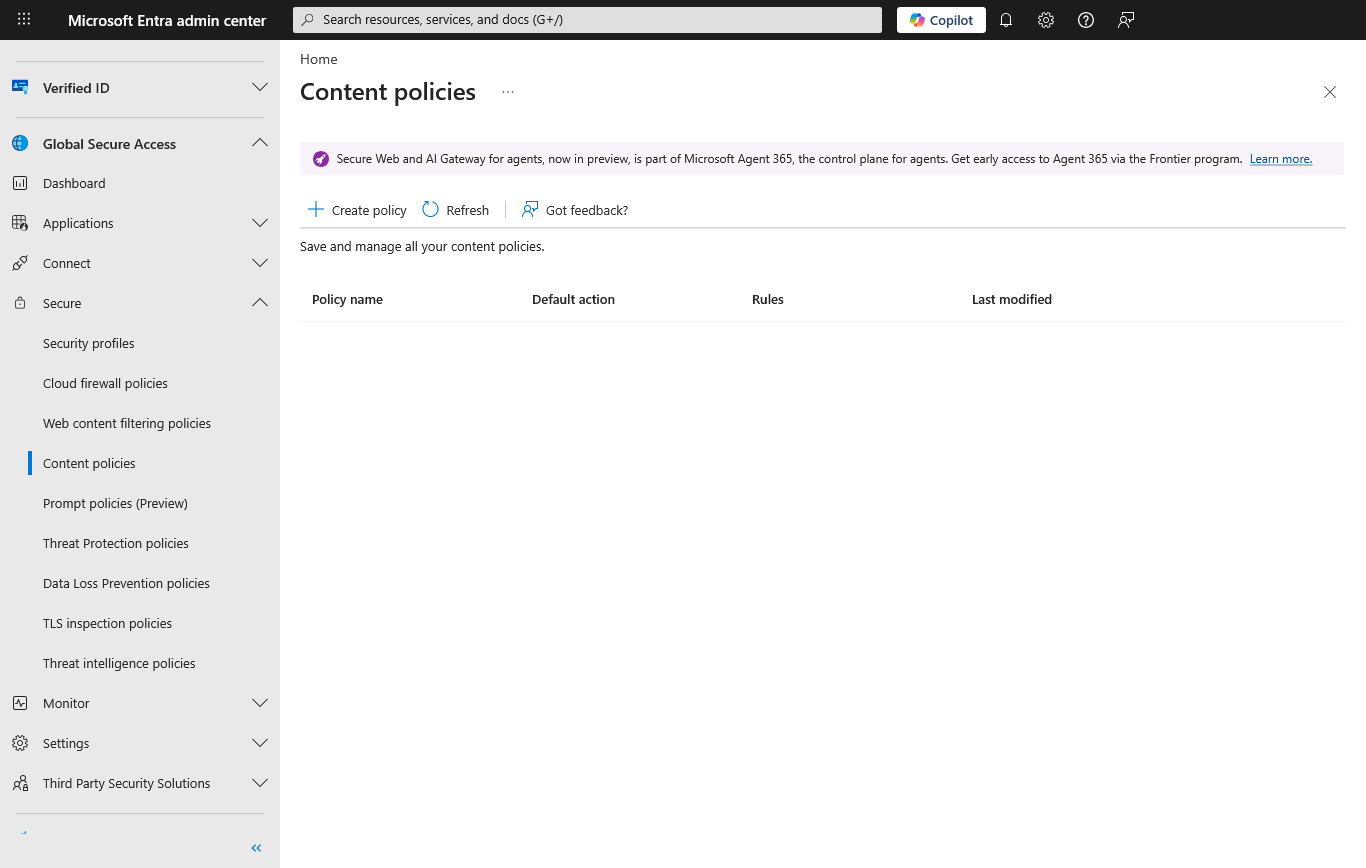 Official Microsoft Learn documentation figure: creating content policies