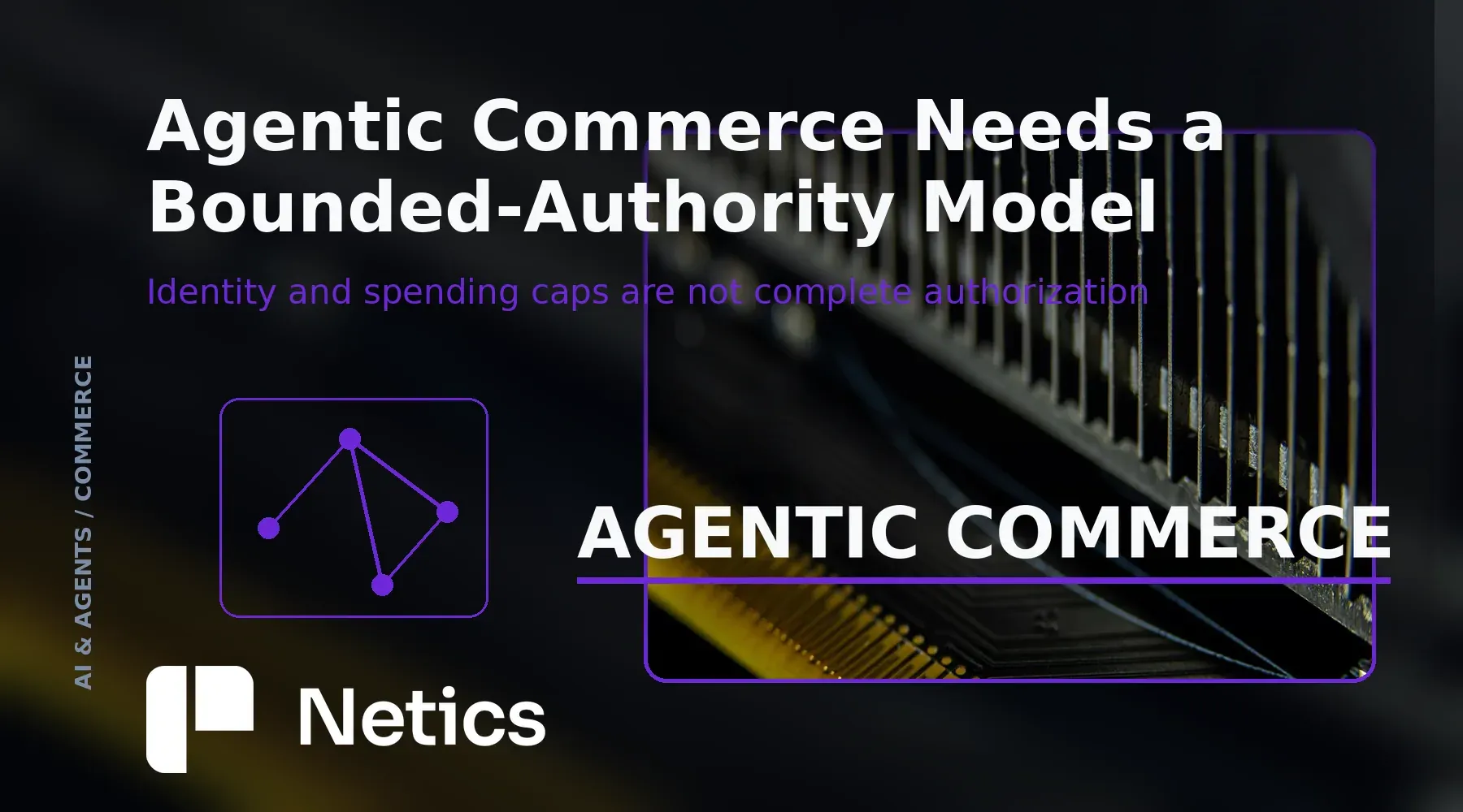 Illustration of bounded identity and wallet controls for agentic commerce.