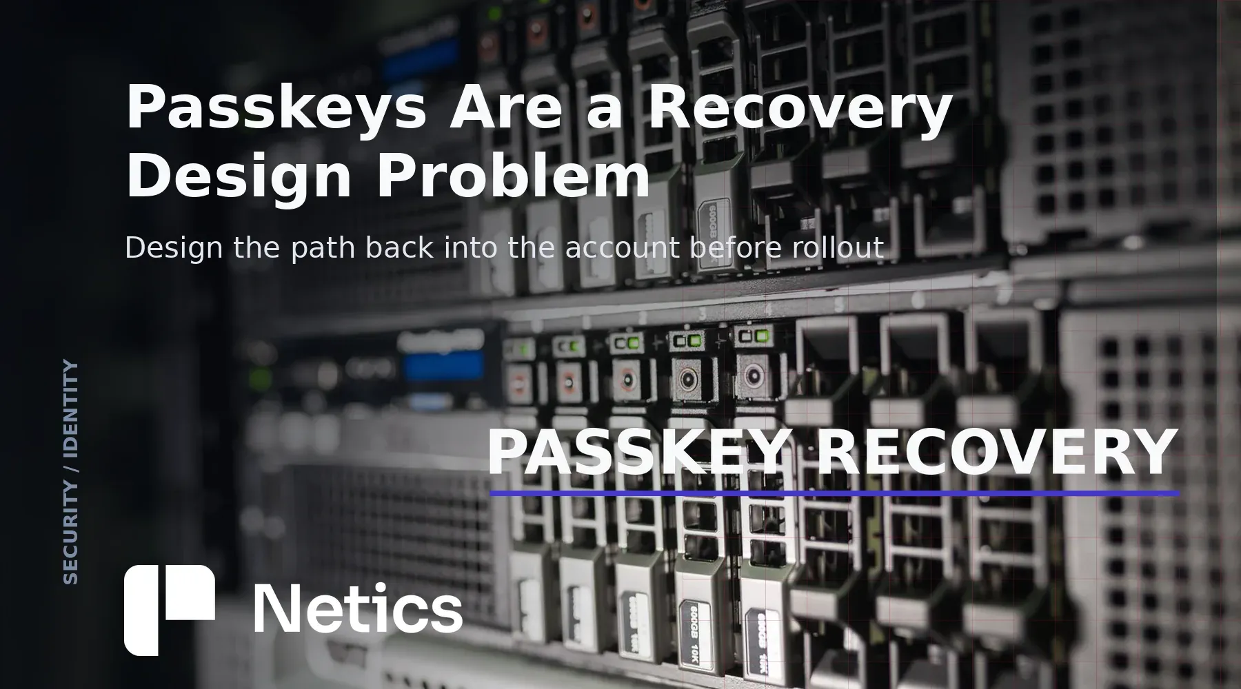 Passkey account recovery security article visual