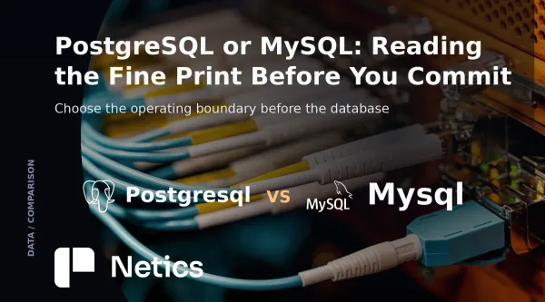 PostgreSQL versus MySQL comparison: replication, permissions, and JSON workload boundaries.